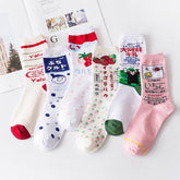 Calcetines de dibujos animados de anime